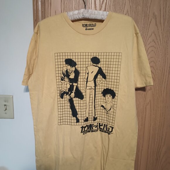 NEW Cowboy Bebop Men’s Mineral Wash T-Shirt Lemon Grass Medium 38/40 - Picture 5 of 8